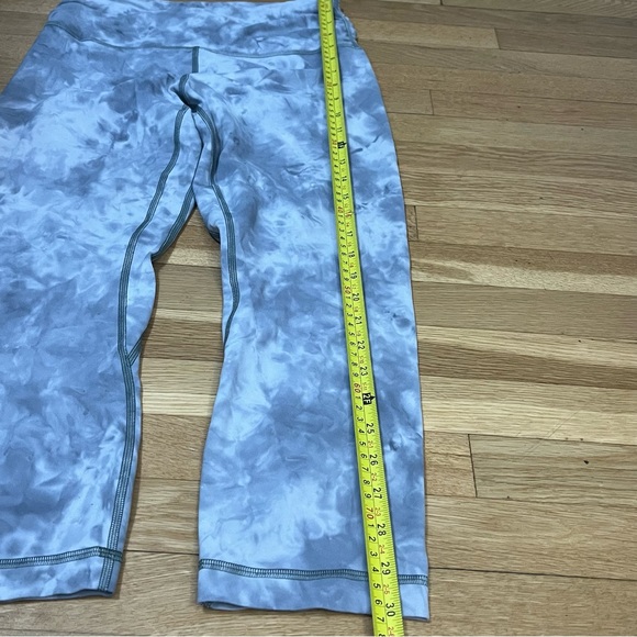 Lululemon Align 21” Cross Waist Diamond Stargaze Pitch Gray 8 - Picture 11 of 12